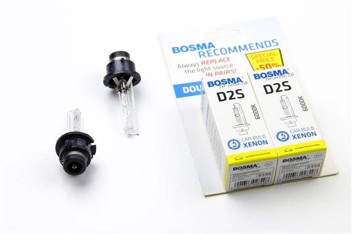 Bosma 8498D Лампа ксенонова BOSMA D2S 85V 35W 6000K (2 шт.) 8498D: Купити у Польщі - Добра ціна на 2407.PL!
