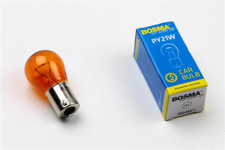 Bosma 3493S Glow bulb yellow PY21W 24V 21W 3493S: Buy near me in Poland at 2407.PL - Good price!