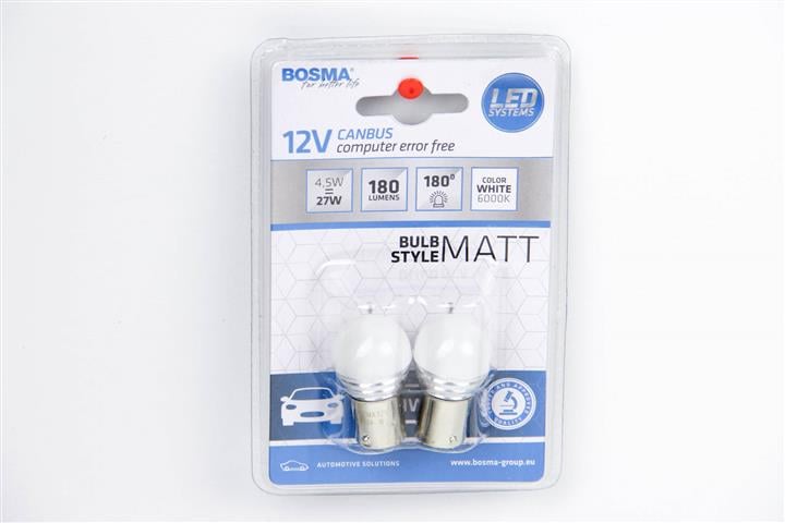 Bosma 4984 LED-Lampe P21W 12V BA15s (2 Stk.) 4984: Kaufen Sie zu einem guten Preis in Polen bei 2407.PL!