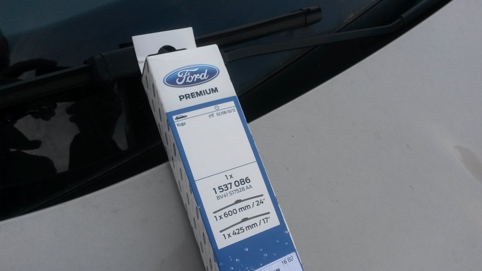 Ford 1 537 086 Комплект щіток склоочисника безкаркасних 600/425 1537086: Приваблива ціна - Купити у Польщі на 2407.PL!