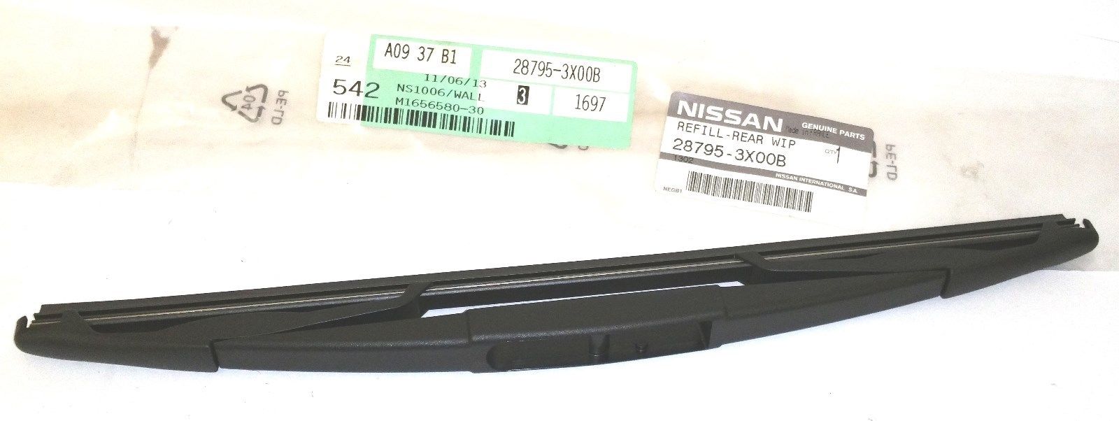 Nissan 28795-3X00B Rear window wiper blade 310 mm (12") 287953X00B: Buy near me in Poland at 2407.PL - Good price!