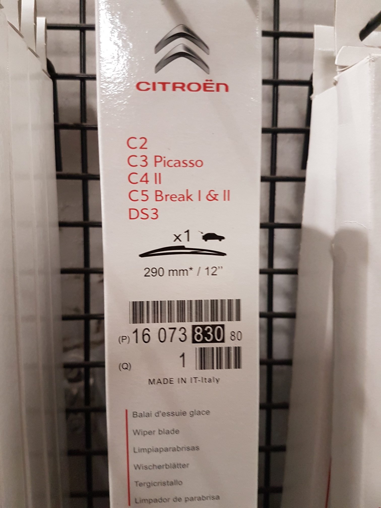 Citroen/Peugeot 16 073 830 80 Frame wiper blade 280 mm (11") 1607383080: Buy near me in Poland at 2407.PL - Good price!