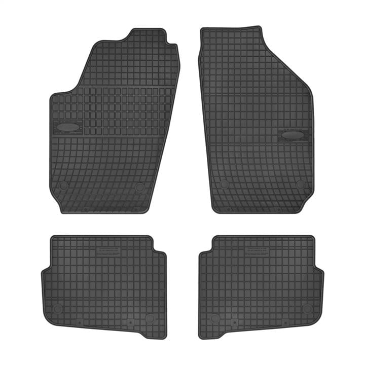 Frogum 0015 Interior mats Frogum rubber black for Volkswagen Polo (2002-2009) 0015: Buy near me in Poland at 2407.PL - Good price!