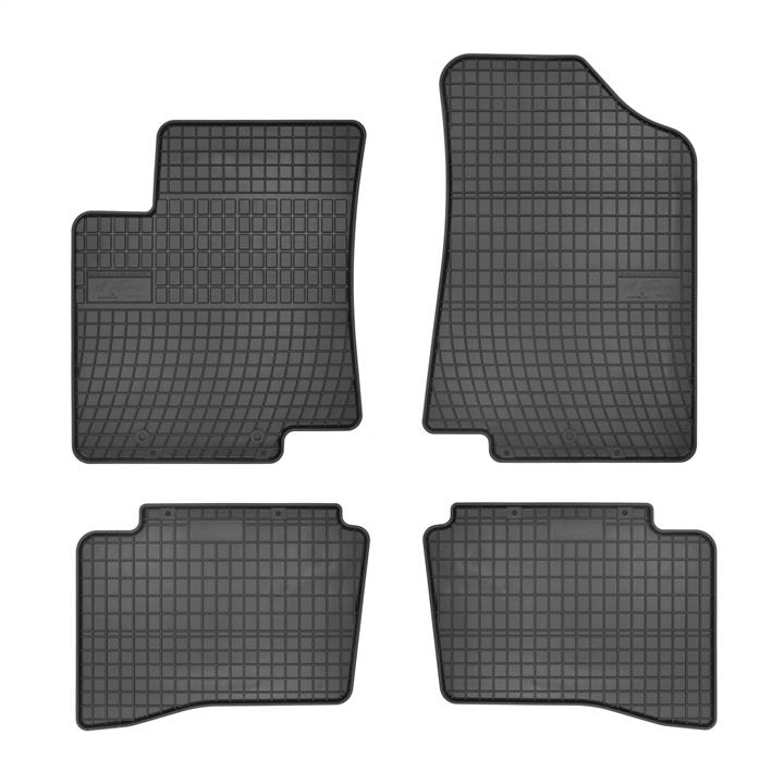 Frogum 0427 Interior mats Frogum rubber black for KIA Rio (2011-) 0427: Buy near me in Poland at 2407.PL - Good price!
