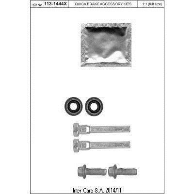 Quick brake 113-1444X Zestaw naprawczy, zacisk hamulca 1131444X: Dobra cena w Polsce na 2407.PL - Kup Teraz!