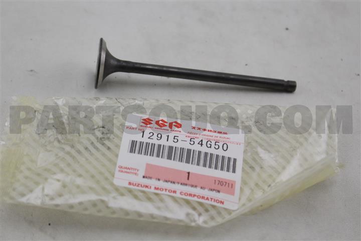 Suzuki 12915-54G50 Exhaust valve 1291554G50: Buy near me in Poland at 2407.PL - Good price!