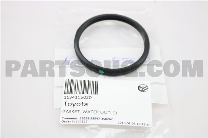 Toyota 16341-05020 Pierścień uszczelniający termostatu 1634105020: Dobra cena w Polsce na 2407.PL - Kup Teraz!