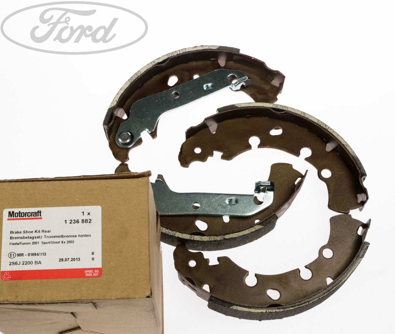 Ford 1 236 882 Колодки гальмівні барабанні, комплект 1236882: Купити у Польщі - Добра ціна на 2407.PL!