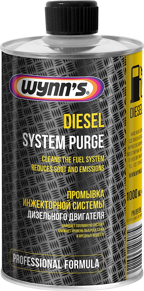 Wynn's W89195 Присадка до дизельного палива (використовується з установкою "FuelServe") "Diesel System Purge", 1 л W89195: Приваблива ціна - Купити у Польщі на 2407.PL!