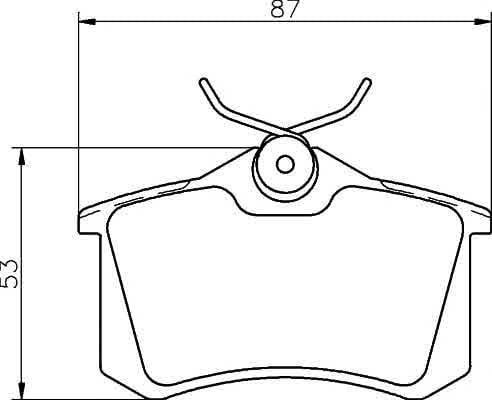 Citroen/Peugeot 16 086 815 80 Гальмівні колодки, комплект 1608681580: Приваблива ціна - Купити у Польщі на 2407.PL!