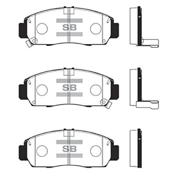 Sangsin SP2114 Front disc brake pads, set SP2114: Buy near me at 2407.PL in Poland at an Affordable price!