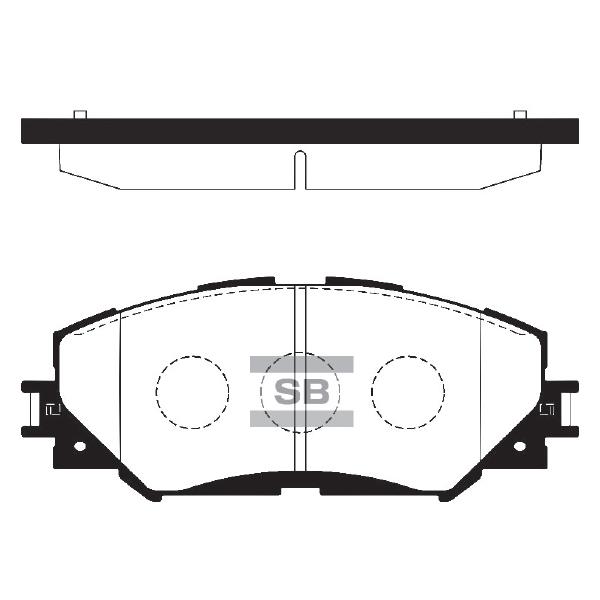 Sangsin SP2093 Front disc brake pads, set SP2093: Buy near me at 2407.PL in Poland at an Affordable price!