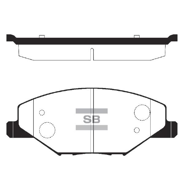 Sangsin SP1595 Scheibenbremsbeläge vorne eingestellt SP1595: Kaufen Sie zu einem guten Preis in Polen bei 2407.PL!