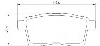Mazda L2Y6-26-48Z Brake Pad Set, disc brake L2Y62648Z: Buy near me at 2407.PL in Poland at an Affordable price!