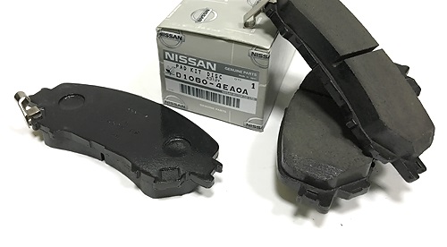 Nissan D1060-4EA0A Тормозные колодки дисковые передние, комплект D10604EA0A: Купить в Польше - Отличная цена на 2407.PL!