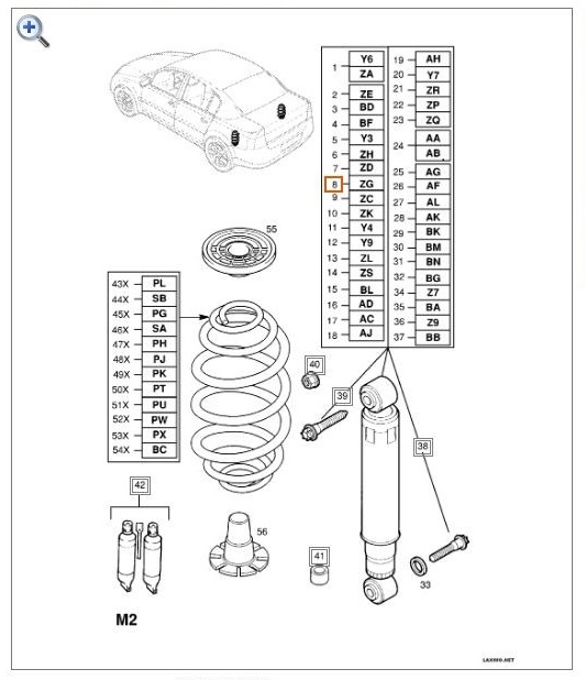 Opel 4 36 338 Shock absorber assy 436338: Buy near me in Poland at 2407.PL - Good price!