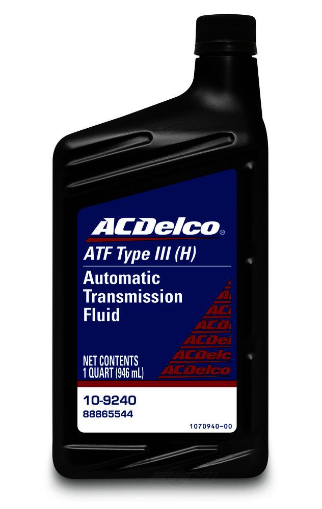 AC Delco 10-9240 Transmission oil AC Delco ATF Type III (H) Automatic Transmission Fluid, 0.946 l 109240: Buy near me in Poland at 2407.PL - Good price!