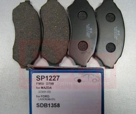 Sangsin SP1227 Гальмівні колодки передні, комплект SP1227: Приваблива ціна - Купити у Польщі на 2407.PL!