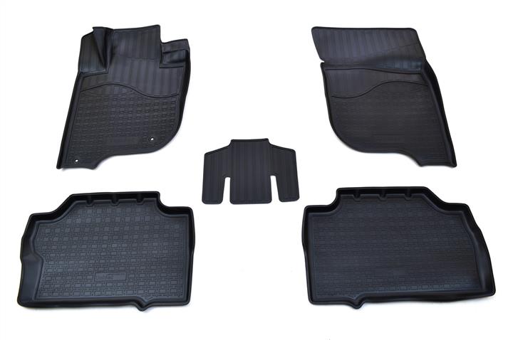 NorPlast NPA11-C59-703 Interior mats NorPlast rubber black for Mitsubishi Pajero sport (2016-), 4 pc. NPA11C59703: Buy near me in Poland at 2407.PL - Good price!