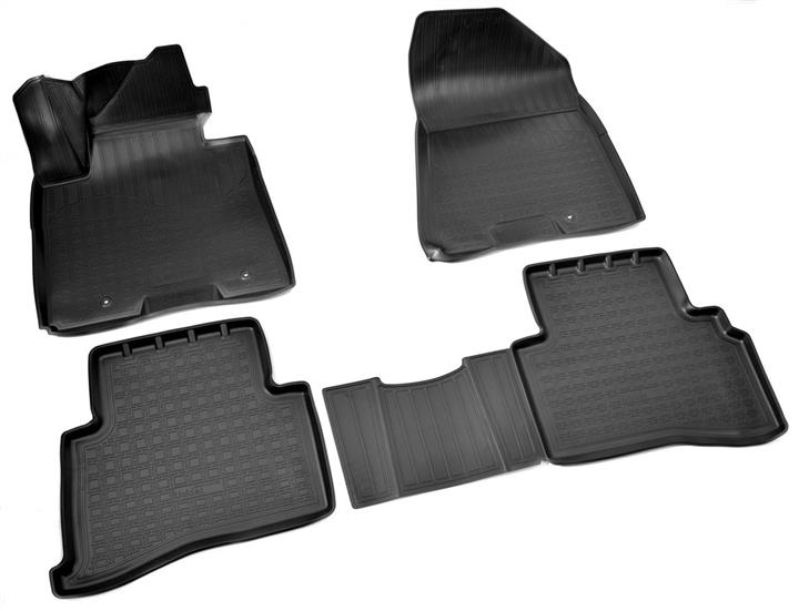 NorPlast NPA11-C43-525 Interior mats NorPlast rubber black for KIA Sportage (2016-), 4 pc. NPA11C43525: Buy near me at 2407.PL in Poland at an Affordable price!