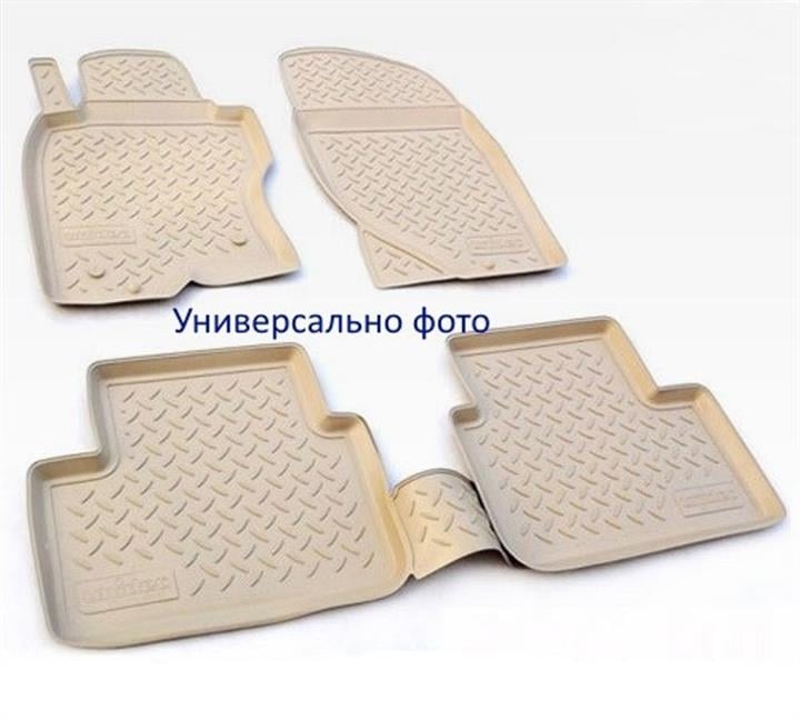 NorPlast NPA11-C05-600B Interior mats NorPlast rubber beige for Audi Q3 (2011-), 4 pc. NPA11C05600B: Buy near me in Poland at 2407.PL - Good price!