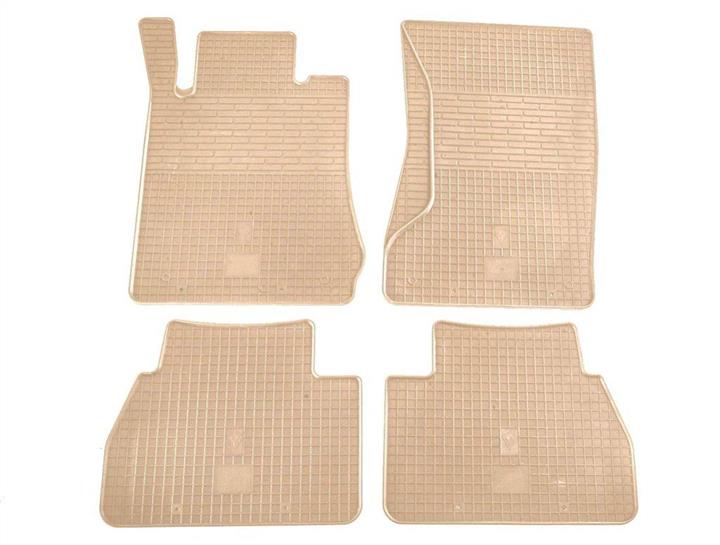 Stingray 2012084 Interior mats Stingray rubber beige for Mercedes E-class (2002-2009), 4 pc. 2012084: Buy near me in Poland at 2407.PL - Good price!