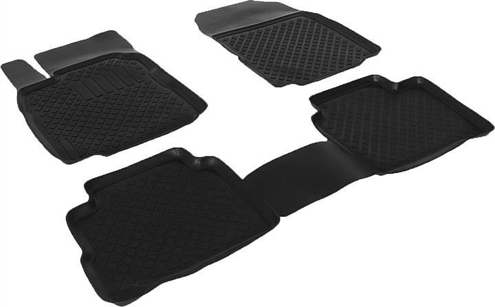 L.LOCKER 205100101 Interior mats L.LOCKER rubber black for Nissan Tiida (2005-2011), 4 pc. 205100101: Buy near me at 2407.PL in Poland at an Affordable price!