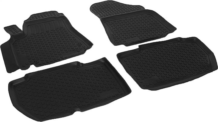 L.LOCKER 220100301 Interior mats L.LOCKER rubber black for Peugeot Partner (2008-), 4 pc. 220100301: Buy near me at 2407.PL in Poland at an Affordable price!