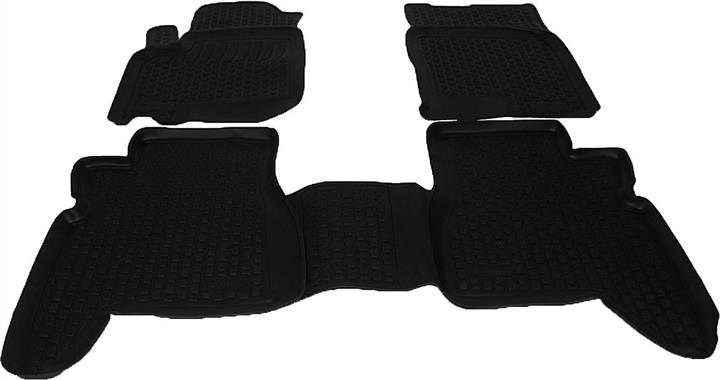 L.LOCKER 218050101 Interior mats L.LOCKER rubber black for Ssang yong Musso sports (2002-2005), 4 pc. 218050101: Buy near me in Poland at 2407.PL - Good price!