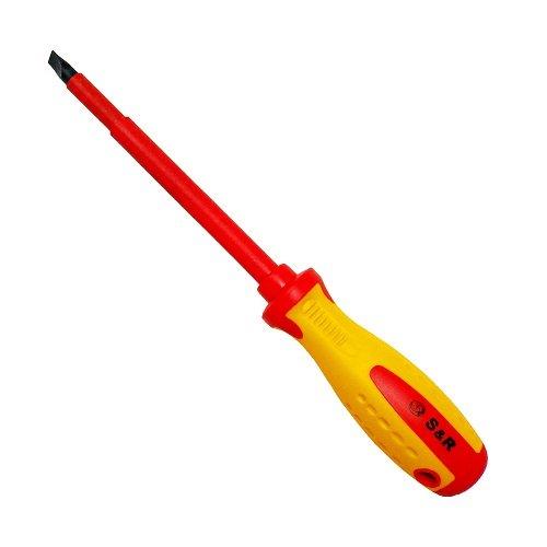 S&R 250089059 Dielectric slotted screwdriver 250089059: Buy near me in Poland at 2407.PL - Good price!