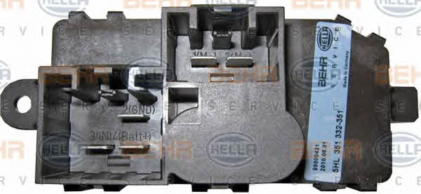 Behr-Hella 5HL 351 332-351 Heater control unit 5HL351332351: Buy near me in Poland at 2407.PL - Good price!