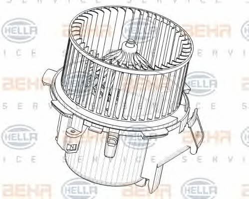 Behr-Hella 8EW 009 158-211 Fan assy - heater motor 8EW009158211: Buy near me in Poland at 2407.PL - Good price!