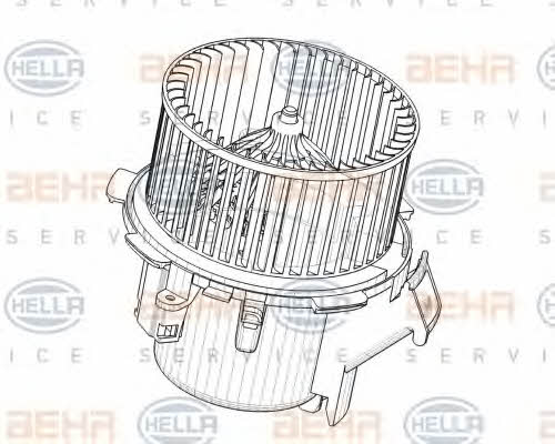 Behr-Hella 8EW 009 158-221 Fan assy - heater motor 8EW009158221: Buy near me in Poland at 2407.PL - Good price!