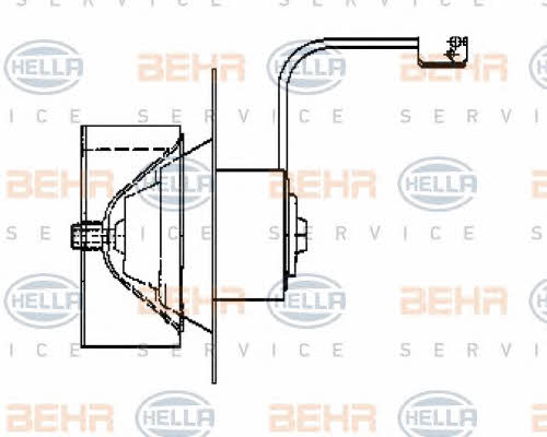 Behr-Hella 8EW 009 160-511 Fan assy - heater motor 8EW009160511: Buy near me in Poland at 2407.PL - Good price!