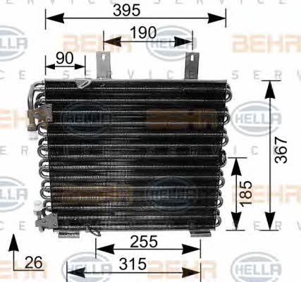 Behr-Hella 8FC 351 035-621 Cooler Module 8FC351035621: Buy near me in Poland at 2407.PL - Good price!