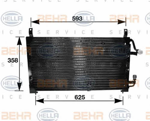 Behr-Hella 8FC 351 037-111 Cooler Module 8FC351037111: Buy near me in Poland at 2407.PL - Good price!