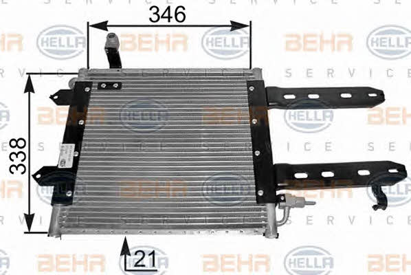 Behr-Hella 8FC 351 037-421 Cooler Module 8FC351037421: Buy near me in Poland at 2407.PL - Good price!