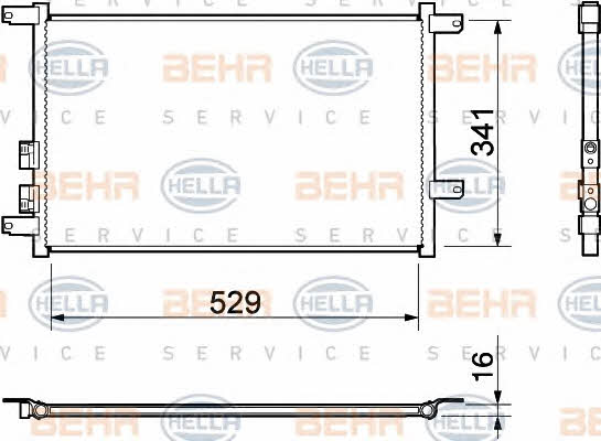 Behr-Hella 8FC 351 037-451 Cooler Module 8FC351037451: Buy near me in Poland at 2407.PL - Good price!