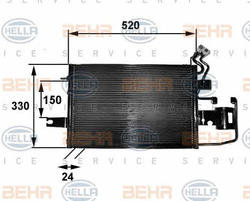 Behr-Hella 8FC 351 038-251 Cooler Module 8FC351038251: Buy near me in Poland at 2407.PL - Good price!