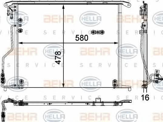 Behr-Hella 8FC 351 301-174 Cooler Module 8FC351301174: Buy near me in Poland at 2407.PL - Good price!