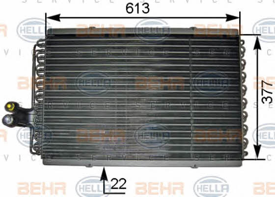 Behr-Hella 8FC 351 301-461 Радиатор кондиционера (Конденсатор) 8FC351301461: Отличная цена - Купить в Польше на 2407.PL!