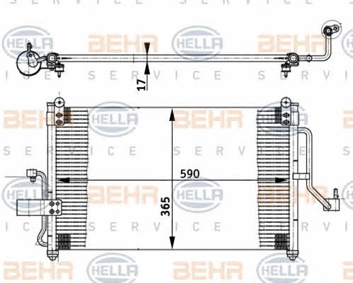 Behr-Hella 8FC 351 302-021 Cooler Module 8FC351302021: Buy near me in Poland at 2407.PL - Good price!