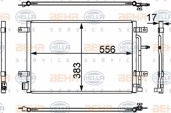 Behr-Hella 8FC 351 302-441 Moduł chłodzący 8FC351302441: Dobra cena w Polsce na 2407.PL - Kup Teraz!