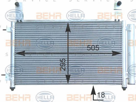 Behr-Hella 8FC 351 303-141 Радиатор кондиционера (Конденсатор) 8FC351303141: Отличная цена - Купить в Польше на 2407.PL!