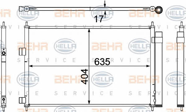 Behr-Hella 8FC 351 304-341 Cooler Module 8FC351304341: Buy near me in Poland at 2407.PL - Good price!