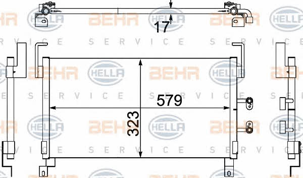 Behr-Hella 8FC 351 304-371 Cooler Module 8FC351304371: Buy near me in Poland at 2407.PL - Good price!