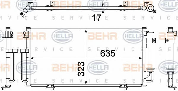 Behr-Hella 8FC 351 304-391 Cooler Module 8FC351304391: Buy near me in Poland at 2407.PL - Good price!