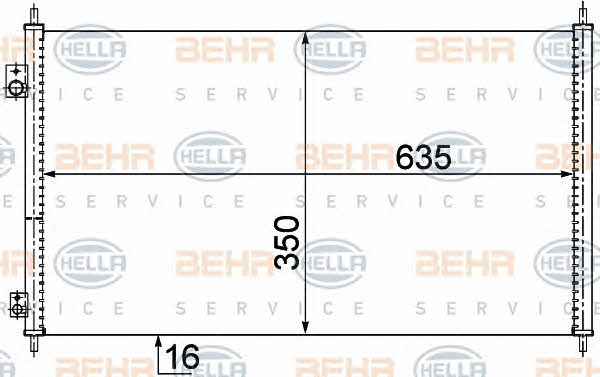 Behr-Hella 8FC 351 304-461 Cooler Module 8FC351304461: Buy near me in Poland at 2407.PL - Good price!