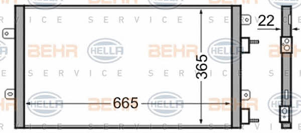 Behr-Hella 8FC 351 305-101 Cooler Module 8FC351305101: Buy near me in Poland at 2407.PL - Good price!