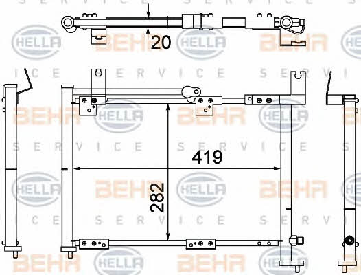 Behr-Hella 8FC 351 307-061 Cooler Module 8FC351307061: Buy near me in Poland at 2407.PL - Good price!